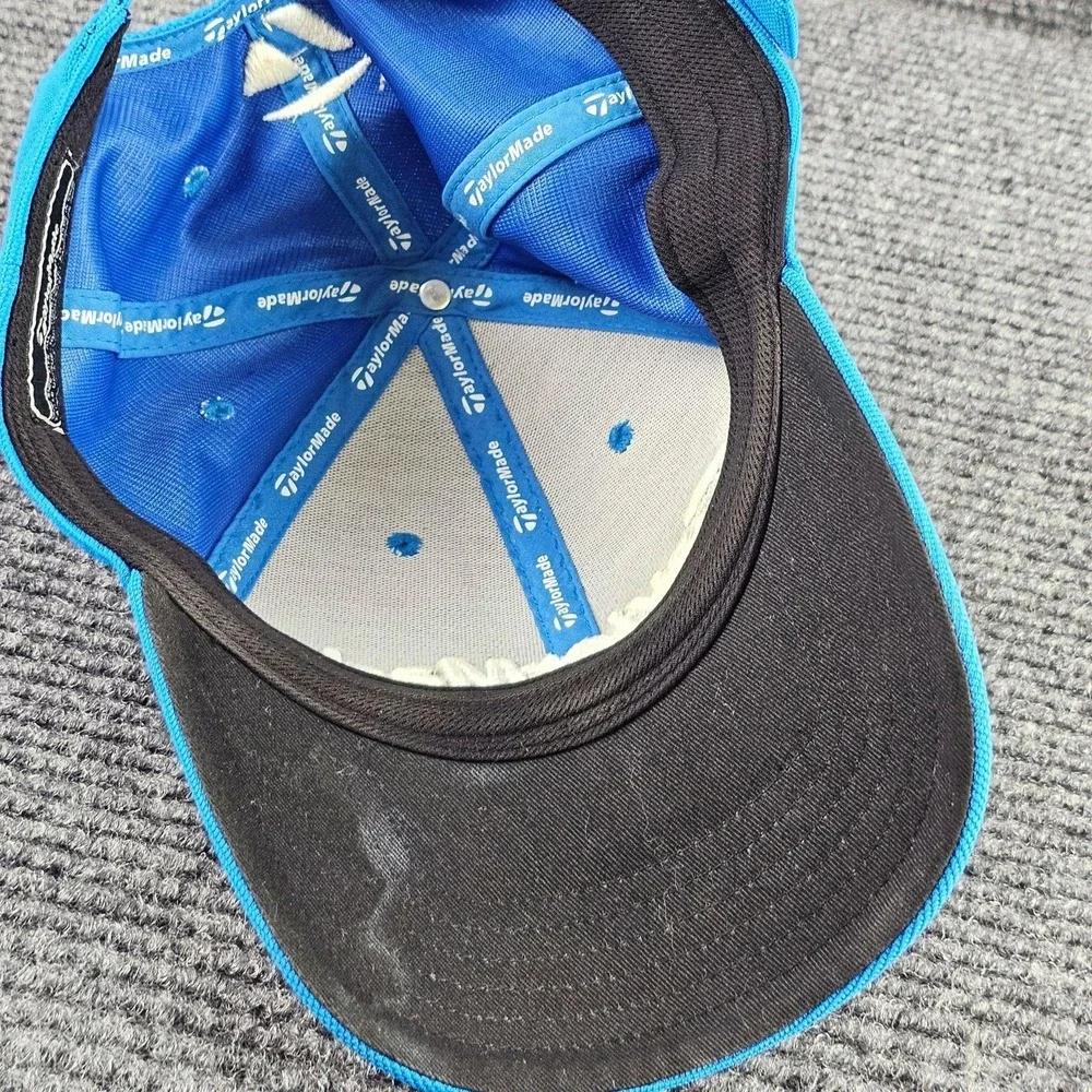 TaylorMade Hat Mens One Size Blue Tour Preferred SLDR Golf Strapback Cap